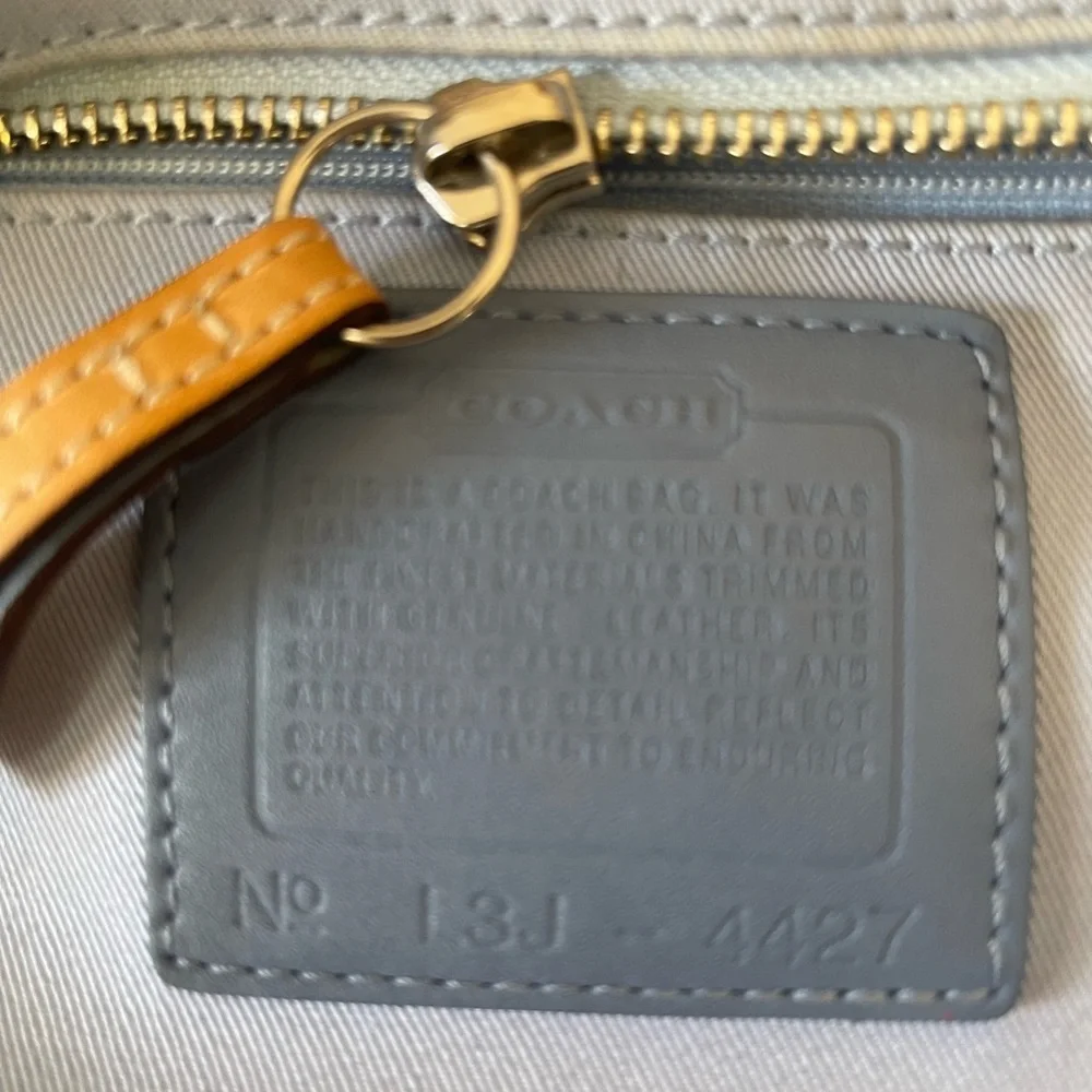 Coach Baseball Collection handbag GUC